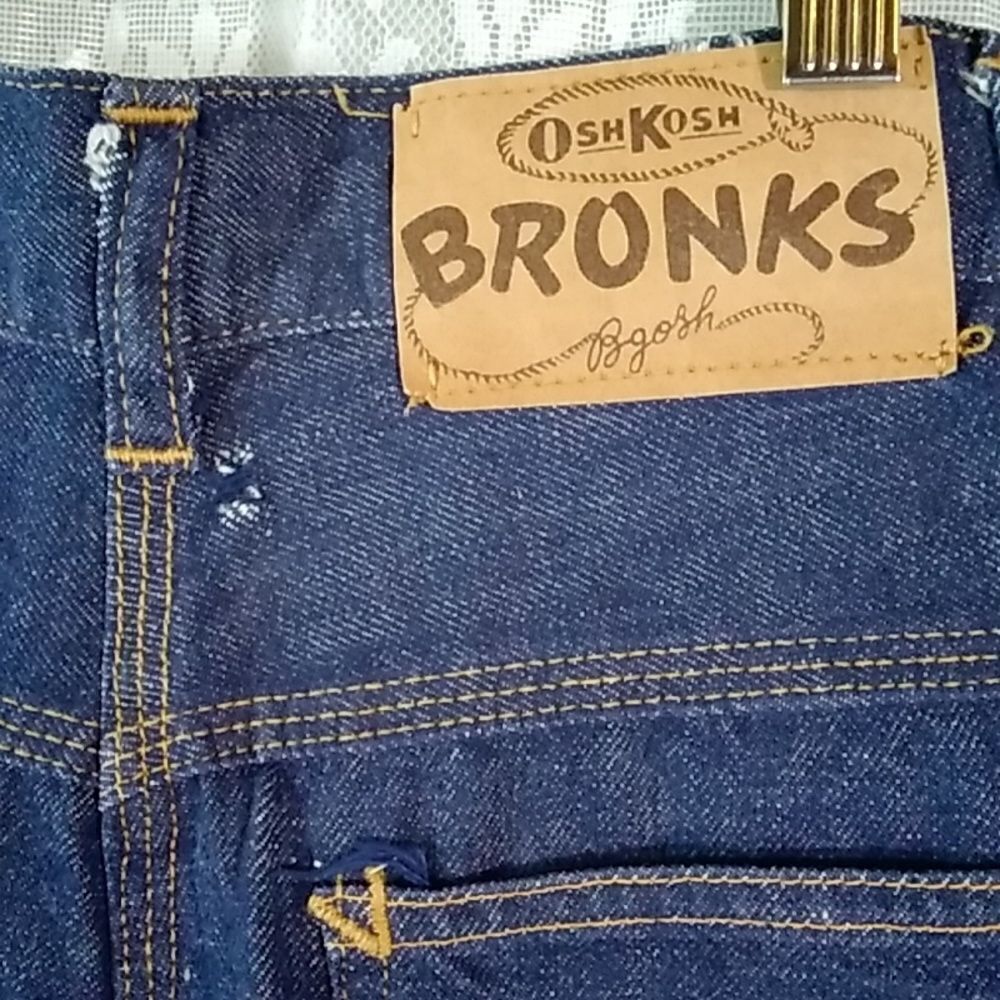 VINTAGE 1950s OSHKOSH BRONKS WOMEN'S JEANS SIZE APPROXIMATELY 4 - Picture 5 of 15